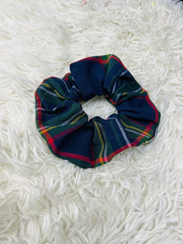 Scrunchies scozzese blue e verde