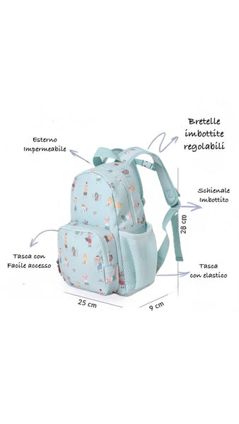 ZAINO piccolo TRE PORCELLINI
