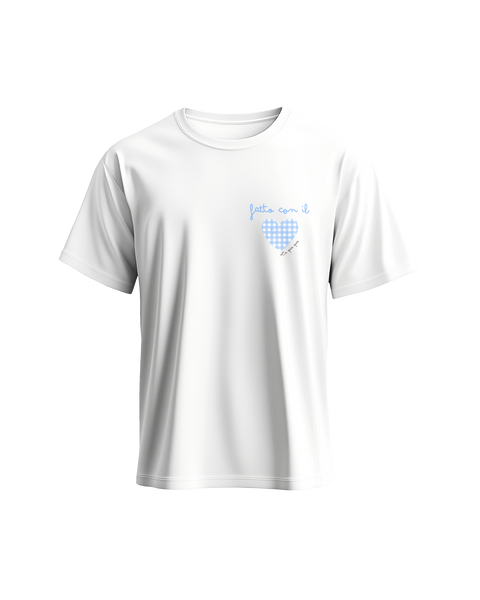 T-SHIRT BLUE SLIM