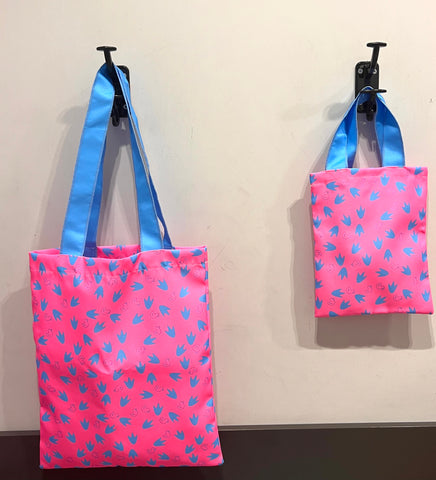Borsa in tela zampina Pink