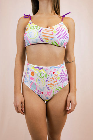 ASTRATTO DONNA SLIP VITA ALTA