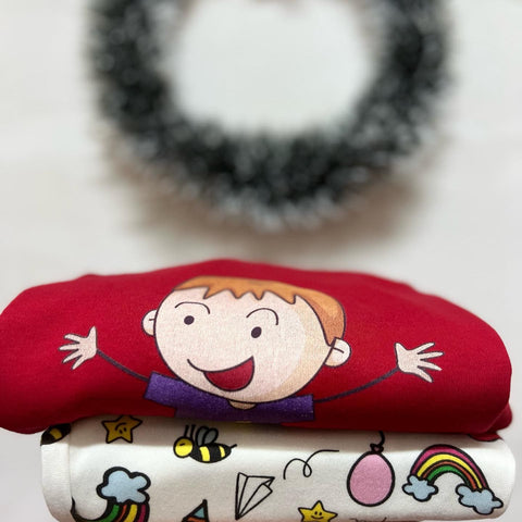 RED CHILDREN'S PAJAMAS