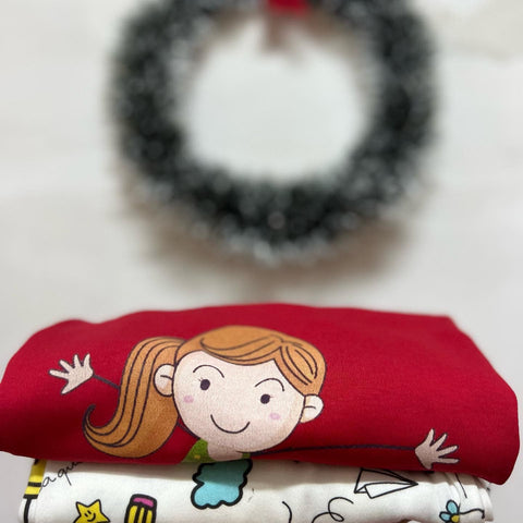 RED GIRL PAJAMAS
