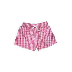 QUADRETTI ROSA short bimbo