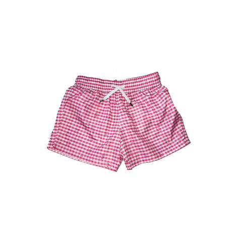 QUADRETTI ROSA short bimbo